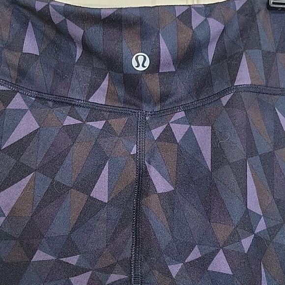 LULULEMON ATHETICA Geometric Patterned Leggings Size 4 - Picture 4 of 6